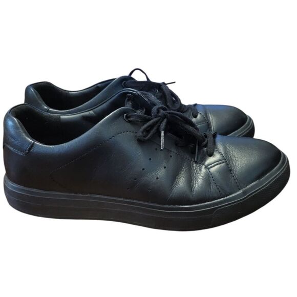 Pedala Light X by Asics Black Casual Comfort Unisex Leather Sneakers, Size 9 - Picture 3 of 10